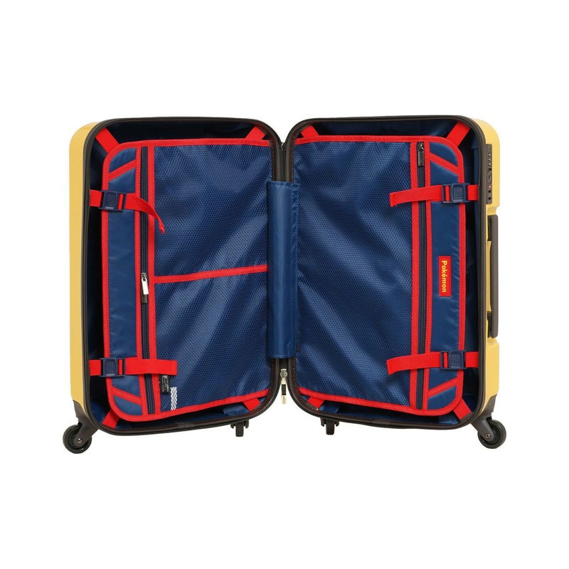 ピカチュウスーツケース機内持ち込みポケモンPokemonPikachuSサイズ37L2泊3泊4泊軽量キャリーケース機内持込機内持込みキャリーバッグおしゃれ旅行女子かわいい修学旅行PK-0864-50