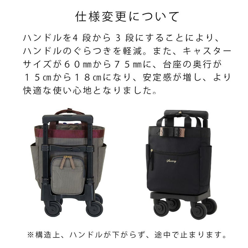 スワニーキャリーバッグSWANYルバンドミニ3ルバンドIIITS15Sサイズ小さめ小さいショッピングカート4輪ストッパー付きキャリーケースソフト機内持ち込みスワニーバッグ50代60代70代D-577