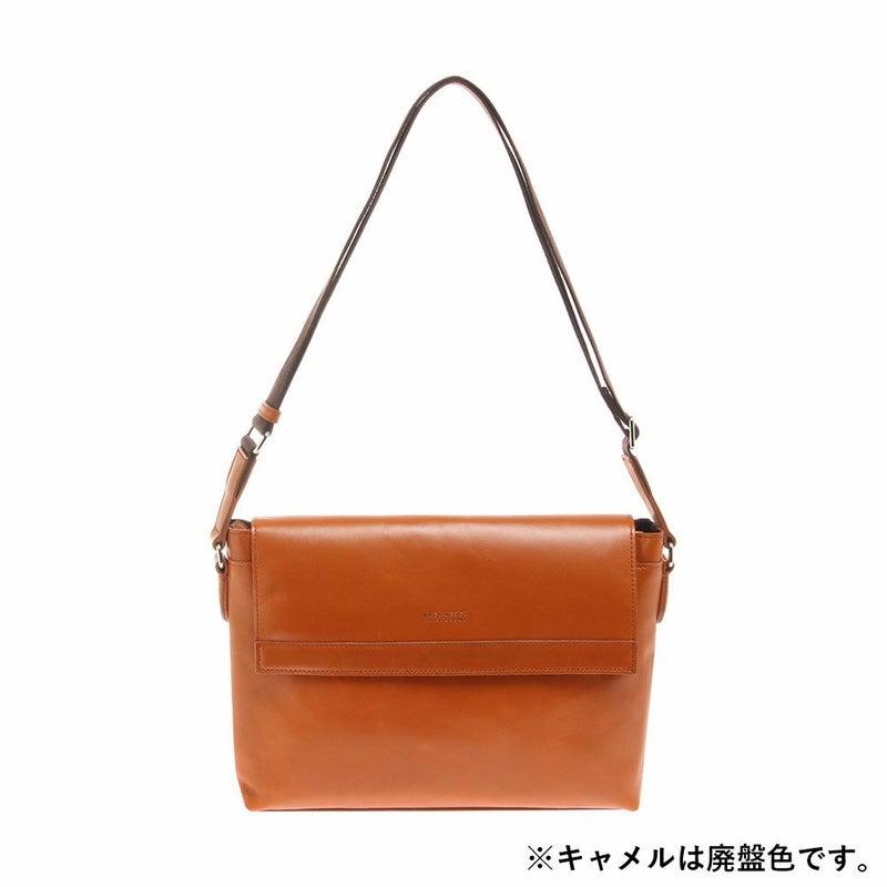 マッキントッシュフィロソフィーショルダーバッグB5サイズフラップ付きレザーショルダーバックMACKINTOSHPHILOSOPHYブレイヴァル本革メンズ通勤革レザー73111