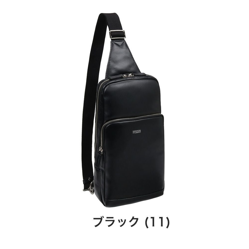 マッキントッシュフィロソフィーボディバッグMACKINTOSHPHILOSOPHYブレイヴァルレザーボディバッグワンショルダーバッグボディバック本革メンズタウンユース革レザー73112