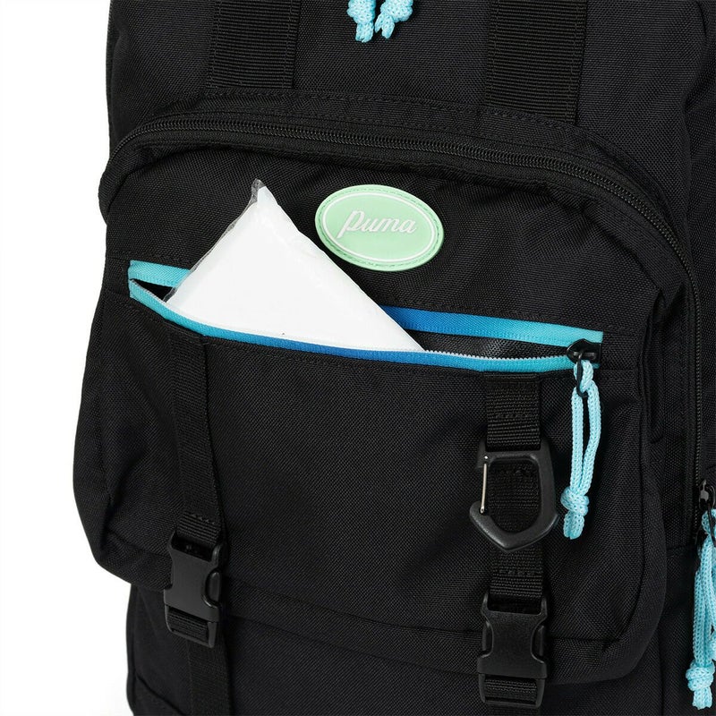 PUMAプーマリュック25L通学大容量リュックサックバックパック高校生中学生B4A4レディースメンズスクールリュック通学リュックスポーツリュックスポーツシンプルブラック黒J20309