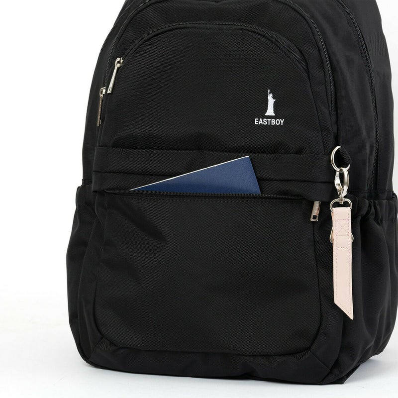 イーストボーイリュック通学女子女子高生EASTBOY32LB4A4レディース中学生高校生リュックサックスクールリュック通学リュックブランド撥水大容量可愛いシンプル黒ブラックEASTBOYEBA101