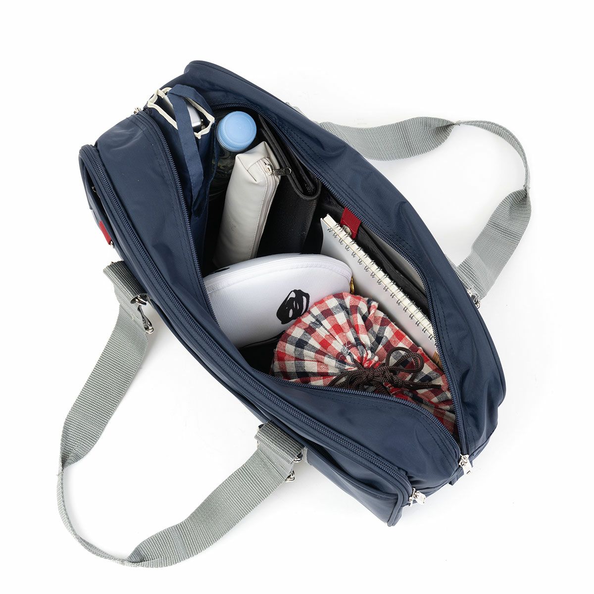 イーストボーイスクールバッグナイロンEASTBOYスクバブランドA4女子中学生高校生女子高生レディーススクールバック通学2層式ナイロンバッグ黒色紺色5209306