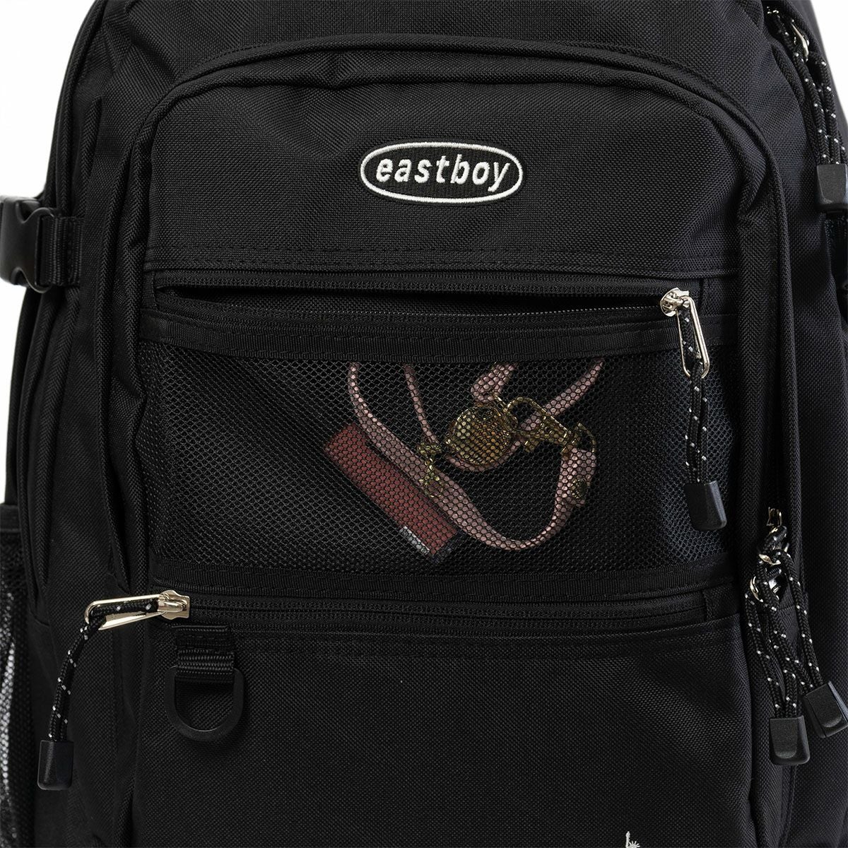 イーストボーイリュック通学女子中学生高校生メッシュリュック女子高生EASTBOY33LB4A4レディースリュックサックスクールリュック通学リュックブランド大容量かわいい黒ブラックEASTBOY5209183