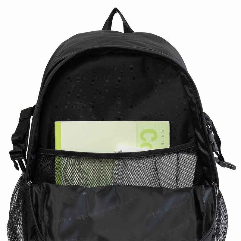 イーストボーイリュック通学女子中学生高校生メッシュリュック女子高生EASTBOY33LB4A4レディースリュックサックスクールリュック通学リュックブランド大容量かわいい黒ブラックEASTBOY5209183