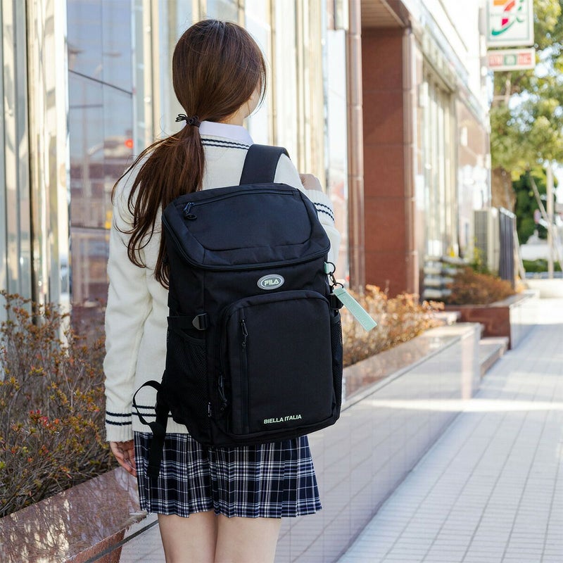 フィラリュックFILA33LA4B4大容量女子男子レディースメンズ中学生高校生女子高生リュックサックスクールリュック通学リュックスポーツリュックボックス型ブランドおしゃれ人気7893