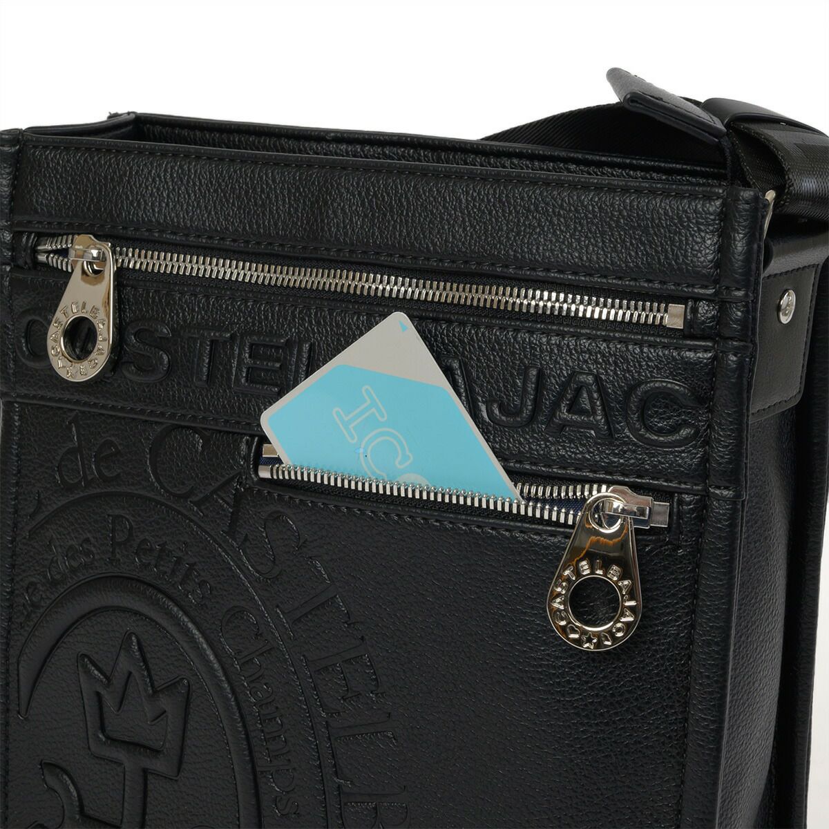 カステルバジャックショルダーバッグ縦型ショルダーバッグCASTELBAJACダナンメンズレディースショルダーバックブランド普段使い旅行お出かけ大人男性女性人気45114