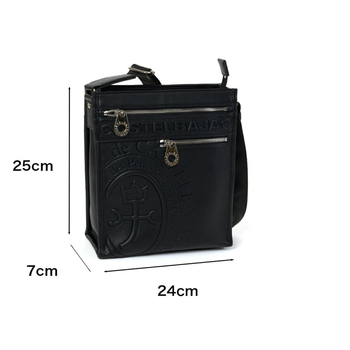 カステルバジャックショルダーバッグ縦型ショルダーバッグCASTELBAJACダナンメンズレディースショルダーバックブランド普段使い旅行お出かけ大人男性女性人気45114