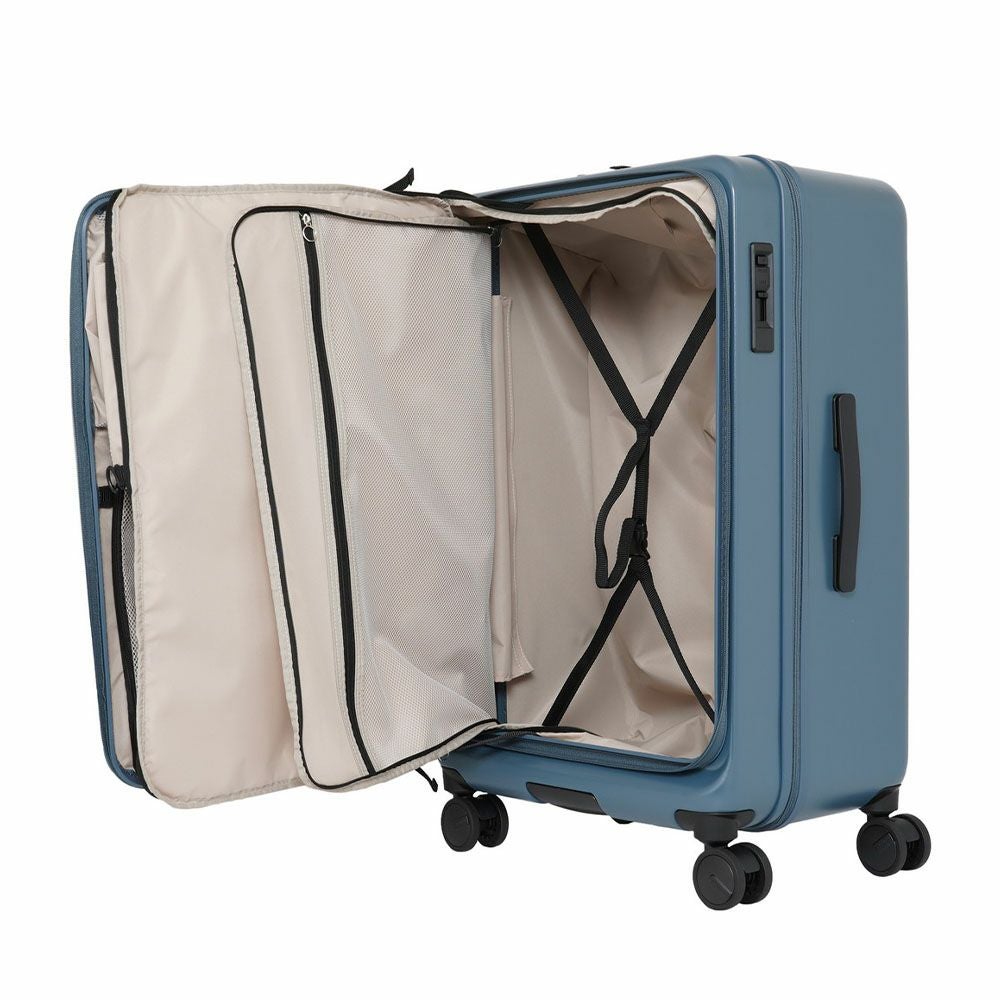 オルティモスーツケースoltimoLサイズフロントオープンハーフオープン97L7泊1週間以上大容量大きめキャリーケースキャリーバッグおしゃれ旅行女子長期OT-0857-67