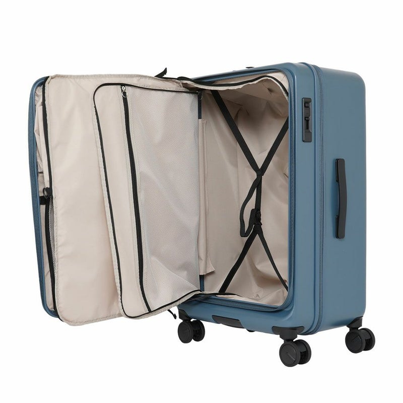 オルティモスーツケースoltimoLサイズフロントオープンハーフオープン97L7泊1週間以上大容量大きめキャリーケースキャリーバッグおしゃれ旅行女子長期OT-0857-67