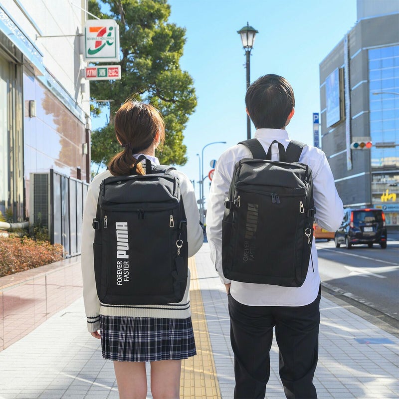 PUMAリュック通学プーマ30LA4B4男子女子メンズレディースボックス型大容量リュックサックバックパックリックサック通学リュックボックスリュックブランド人気大きめ高校生中学生J20292