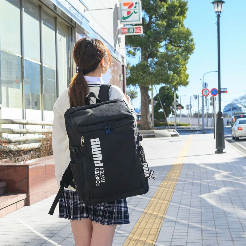 PUMAリュック通学プーマ35LA4B4男子女子メンズレディースボックス型大容量リュックサックバックパックリックサック通学リュックボックスリュックブランド人気大きめ高校生中学生J20293