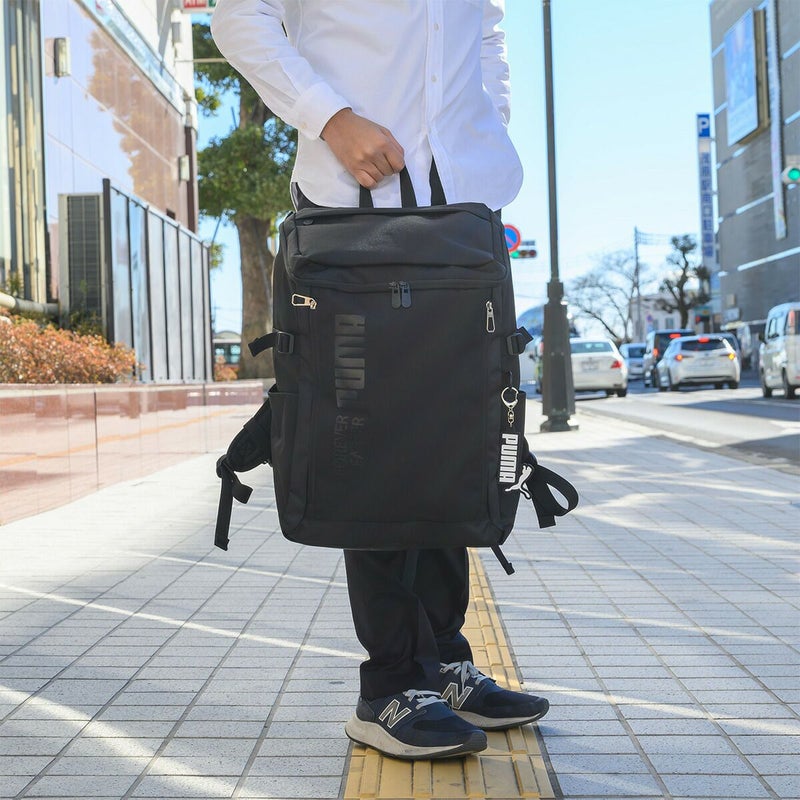 PUMAリュック通学プーマ35LA4B4男子女子メンズレディースボックス型大容量リュックサックバックパックリックサック通学リュックボックスリュックブランド人気大きめ高校生中学生J20293
