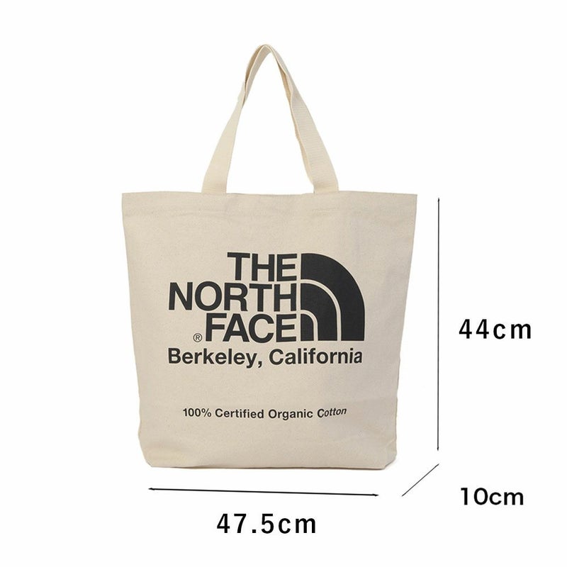 ノースフェイストートバッグコットンTHENORTHFACEザノースフェイスオーガニックコットントートメンズレディース通学学生買い物アウトドアキャンプ人気ザ・ノース・フェイスNM82385