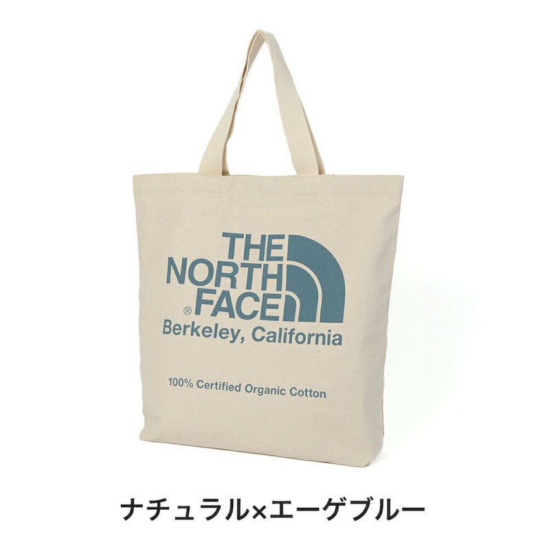 ノースフェイストートバッグコットンTHENORTHFACEザノースフェイスオーガニックコットントートメンズレディース通学学生買い物アウトドアキャンプ人気ザ・ノース・フェイスNM82385