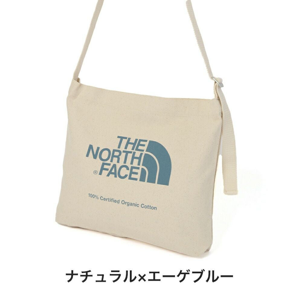 ノースフェイスショルダーバッグコットンショルダーTHENORTHFACEザノースフェイスオーガニックコットンミュゼットメンズレディース通学学生大人買い物人気ザ・ノース・フェイスNM82387