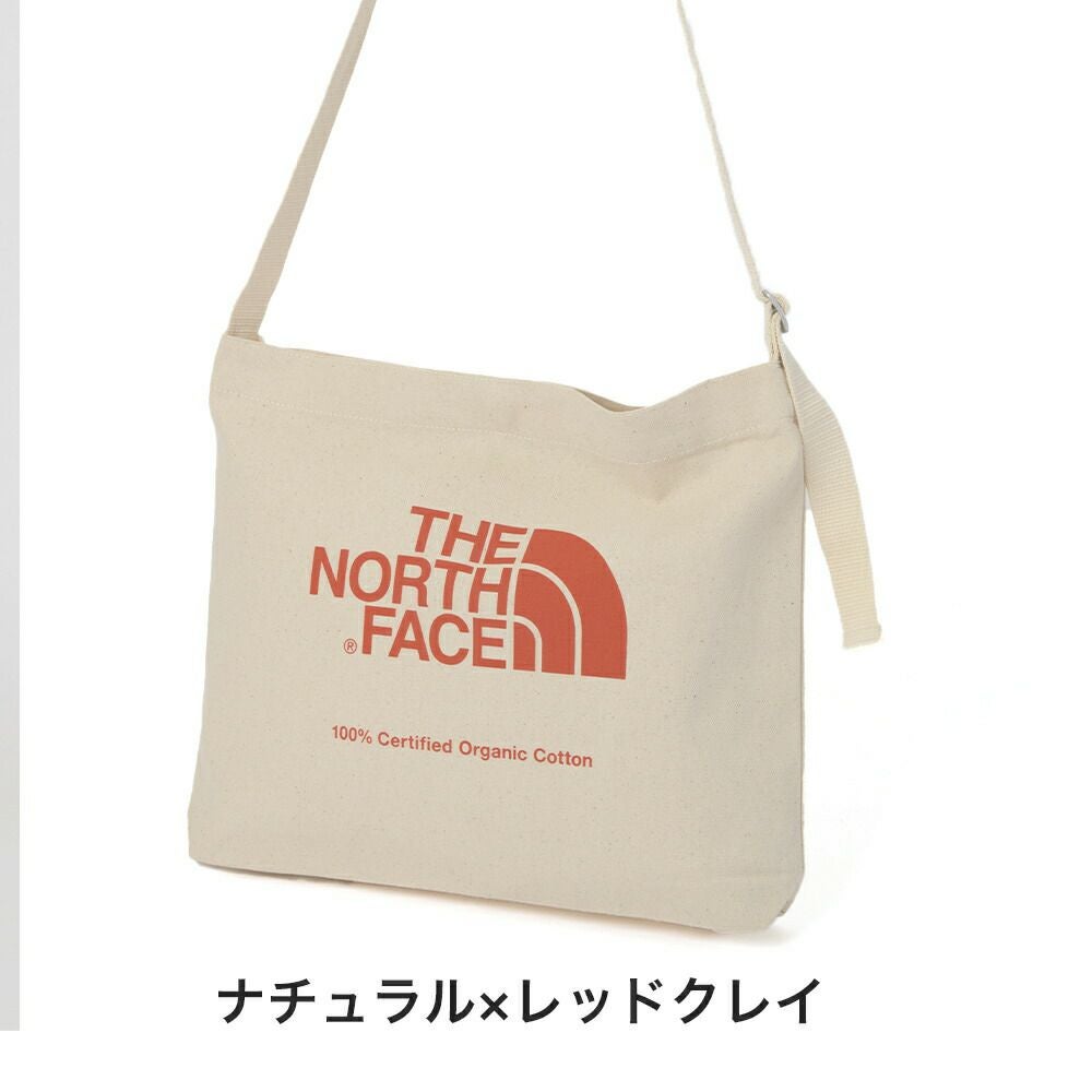 ノースフェイスショルダーバッグコットンショルダーTHENORTHFACEザノースフェイスオーガニックコットンミュゼットメンズレディース通学学生大人買い物人気ザ・ノース・フェイスNM82387