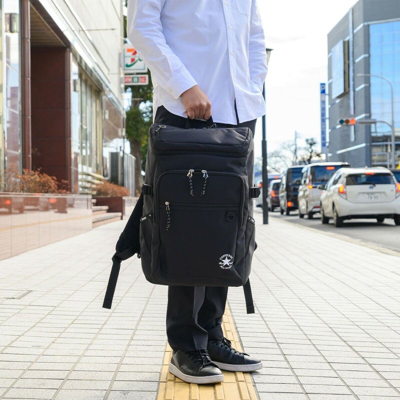 コンバースリュックCONVERSE30LB4大容量ボックス型通学リュックサックメンズレディース中学生高校生男子女子通学リュックボックス型リュック大きめおしゃれ人気ブランド20074