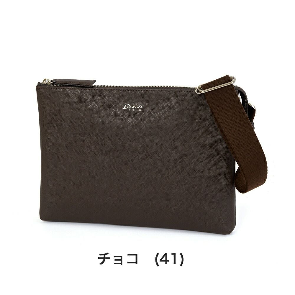 【限定品】ダコタショルダーバッグクラッチバッグ2WAYメンズDakota本革革レザーバッグアクソリオプリズムセカンドバッグ斜め掛けブランドおしゃれ大人ダコタブラックレーベル40代50代60代1626140