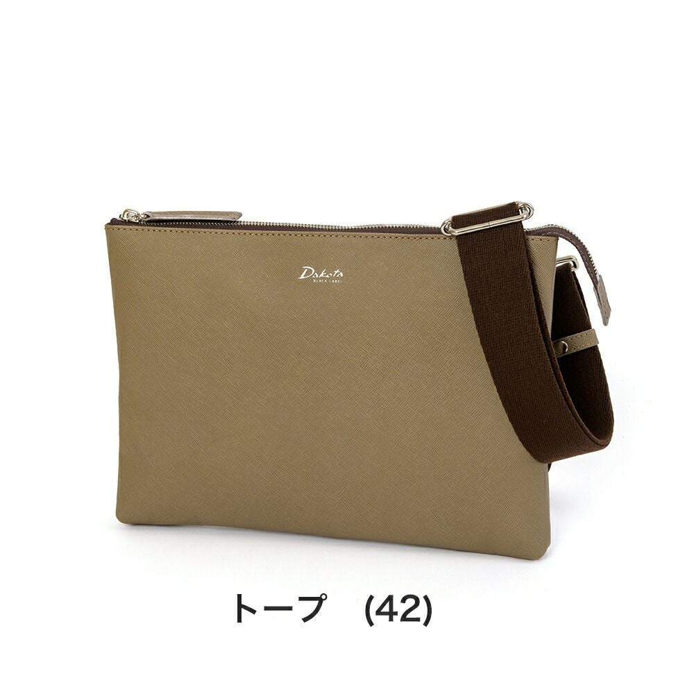 【限定品】ダコタショルダーバッグクラッチバッグ2WAYメンズDakota本革革レザーバッグアクソリオプリズムセカンドバッグ斜め掛けブランドおしゃれ大人ダコタブラックレーベル40代50代60代1626140