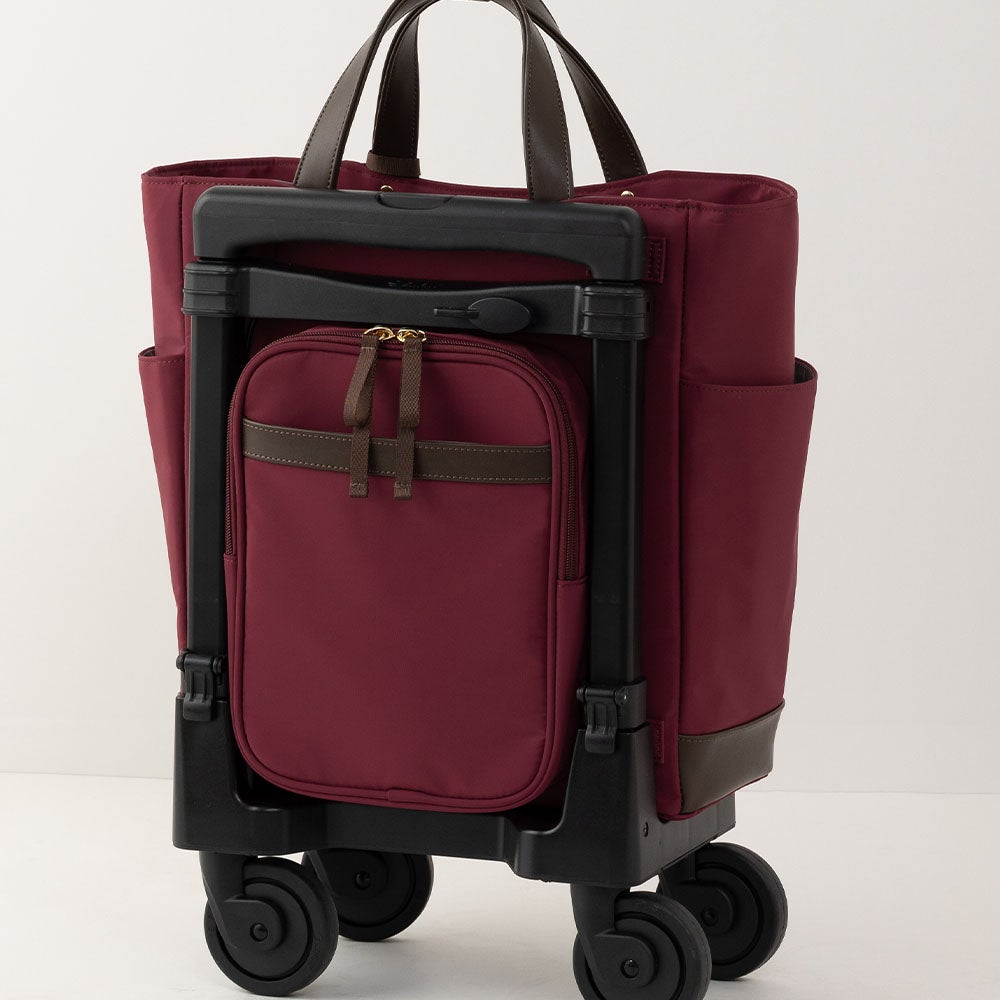 スワニーキャリーバッグSWANYクルボM18Mサイズショッピングカートメンズレディース4輪ストッパー付きキャリーケースソフト機内持ち込みスワニーバッグ50代60代70代D-677