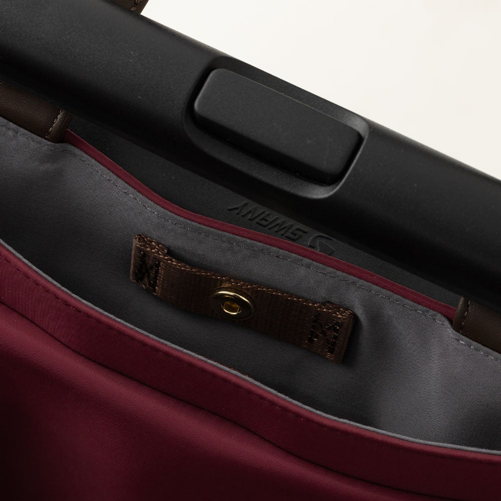 スワニーキャリーバッグSWANYクルボM18Mサイズショッピングカートメンズレディース4輪ストッパー付きキャリーケースソフト機内持ち込みスワニーバッグ50代60代70代D-677