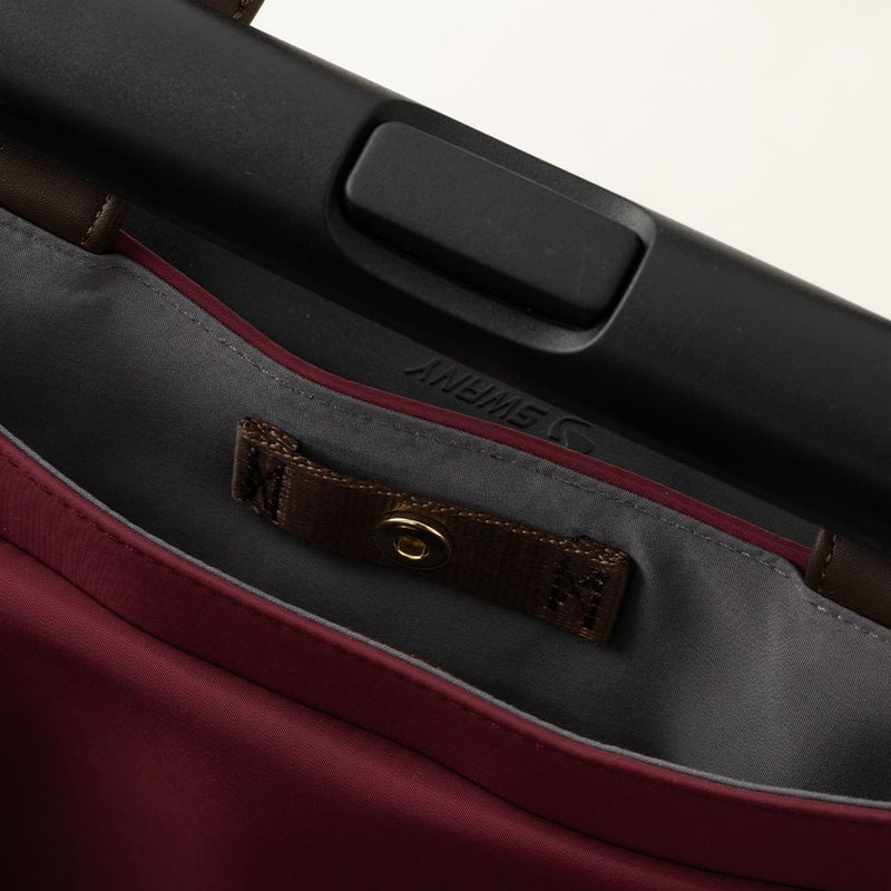 スワニーキャリーバッグSWANYクルボM18Mサイズショッピングカートメンズレディース4輪ストッパー付きキャリーケースソフト機内持ち込みスワニーバッグ50代60代70代D-677