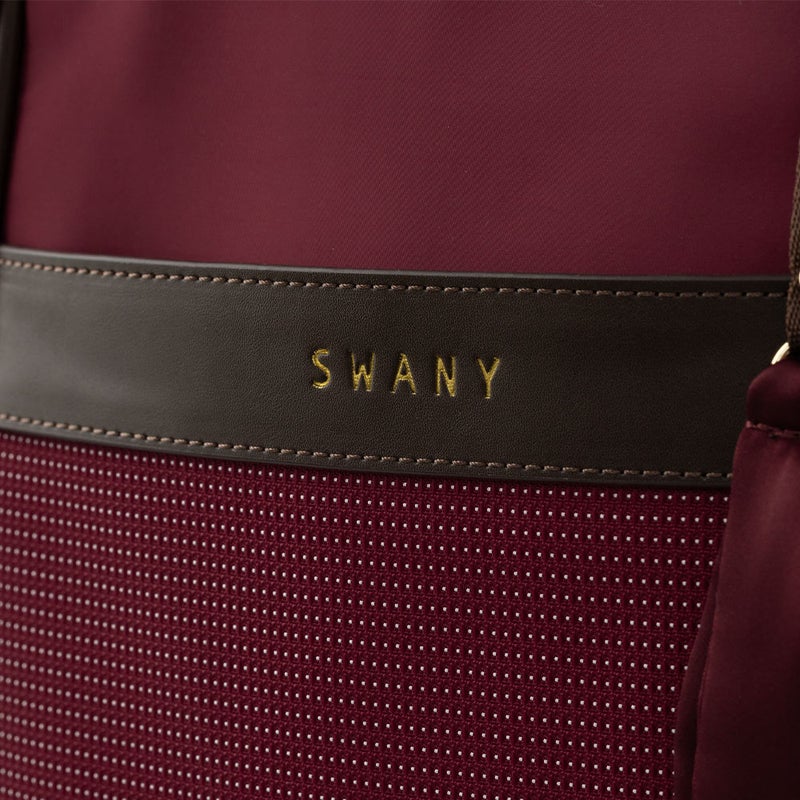 スワニーキャリーバッグSWANYクルボM18Mサイズショッピングカートメンズレディース4輪ストッパー付きキャリーケースソフト機内持ち込みスワニーバッグ50代60代70代D-677