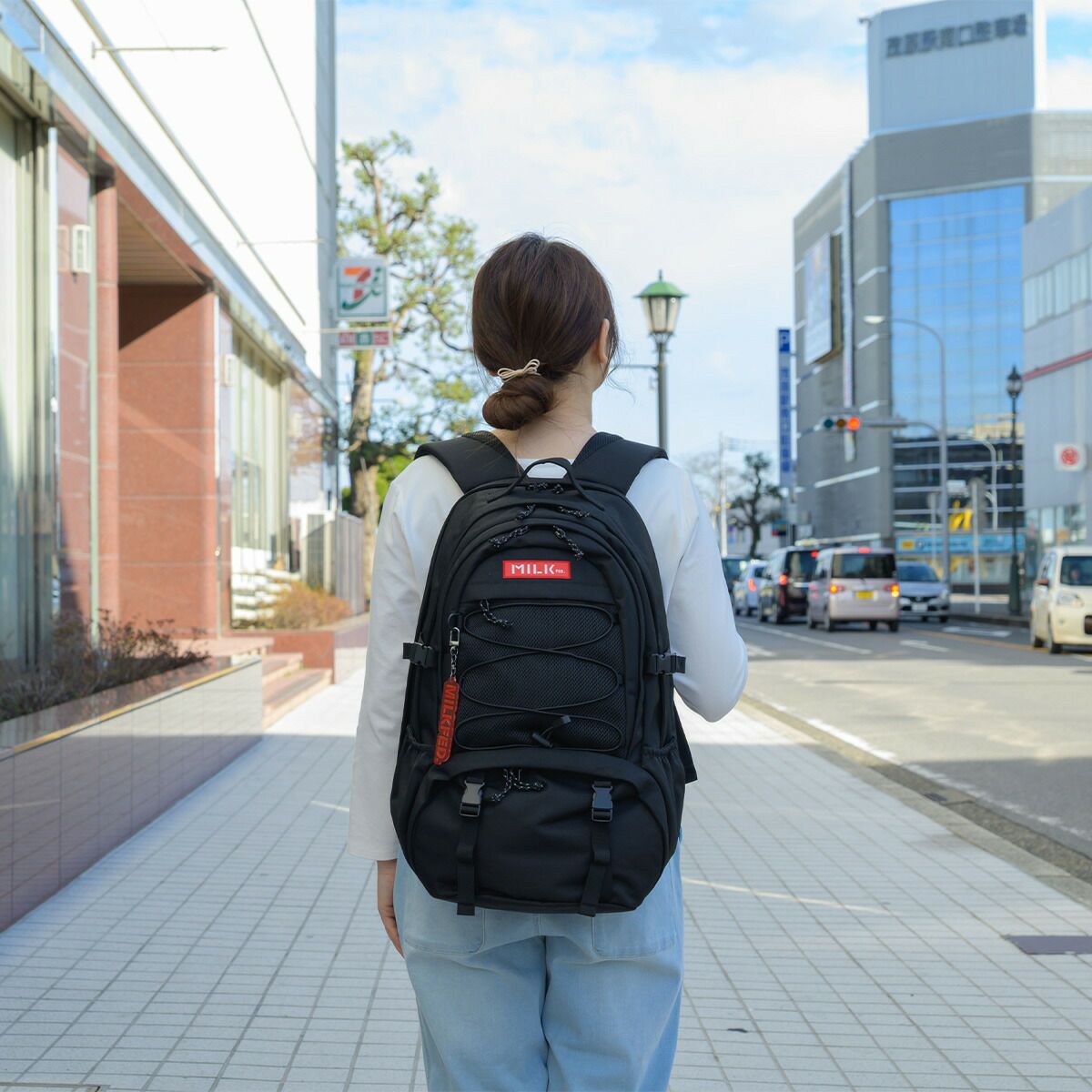 ミルクフェドリュックMILKFED.37L通学B4A4DAILYBACKPACKリュックサックレディース女子中学生高校生大学生通学リュック大きい大容量おしゃれ人気ブランド103251053012