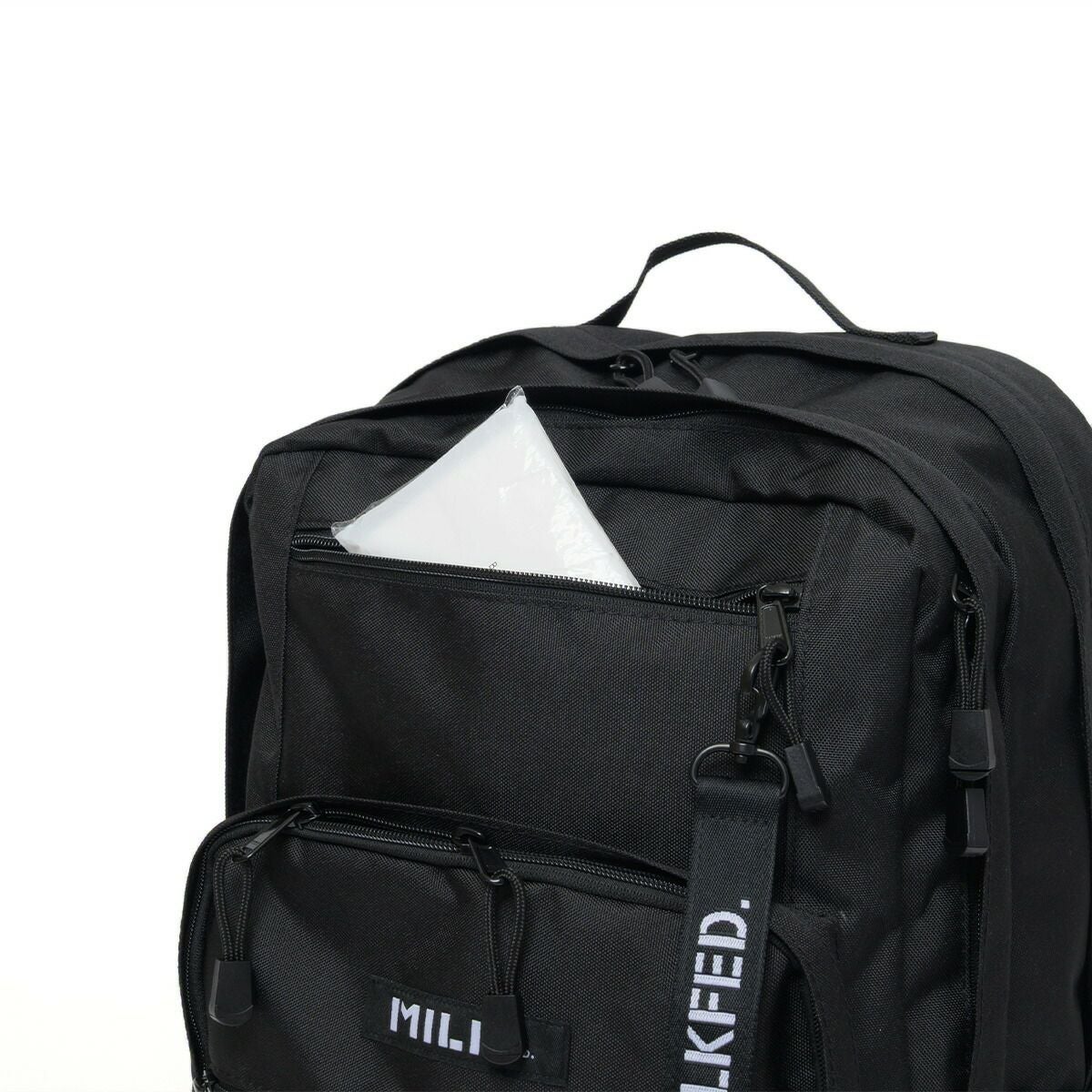 ミルクフェドリュックMILKFED.23L通学B4A4WZIPBACKPACK定番リュックサックレディース女子中学生高校生大学生通学リュック大きい大容量おしゃれシンプル人気ブランド103202053019