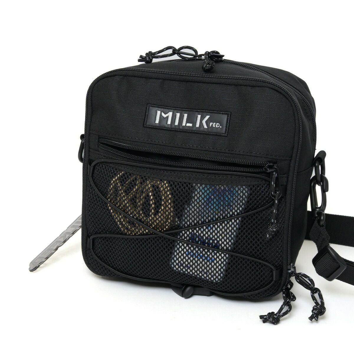 ミルクフェドショルダーバッグMILKFED.ミニショルダーDAILYSQUARESHOULDERBAGスクエア型レディース女子中学生高校生大学生通学コンパクト小さめおしゃれ人気ブランド103251053009