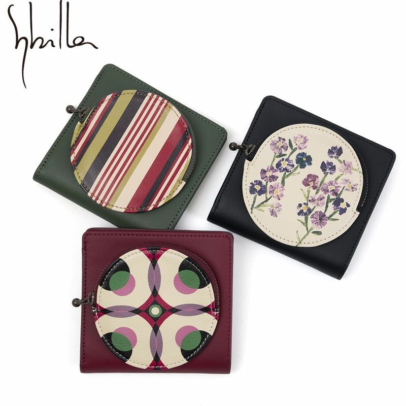 シビラ財布sybilla2つ折財布二つ折りミニ財布アルマ女性レディースブランド牛革コンパクトおしゃれかわいい5470520