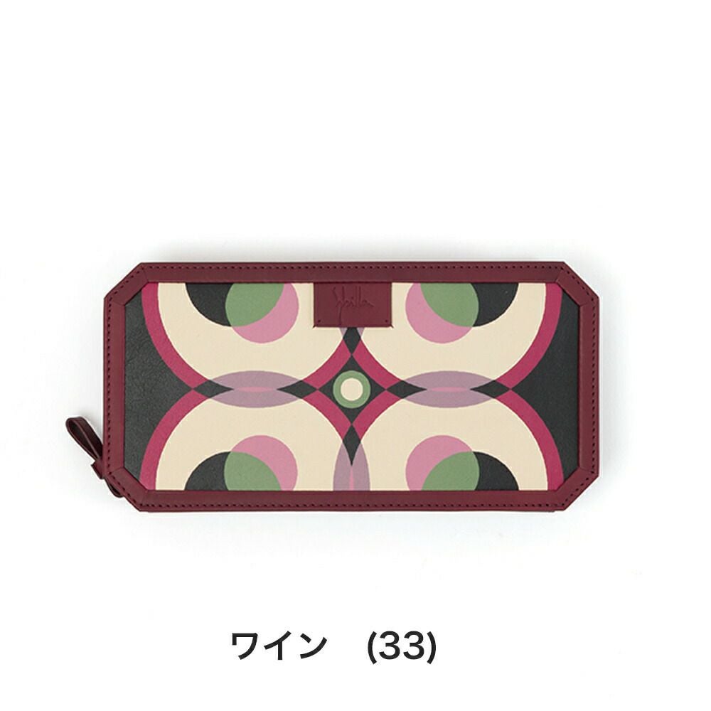 シビラ財布sybilla長財布アルマラウンドファスナー型女性レディースブランド大容量牛革おしゃれかわいい5470523