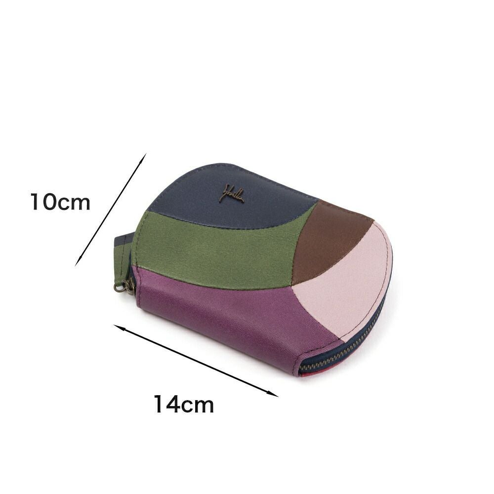 シビラ財布sybilla2つ折財布二つ折りミニ財布ファスナー開閉カミーノ女性レディースブランド牛革コンパクトおしゃれかわいい5470501