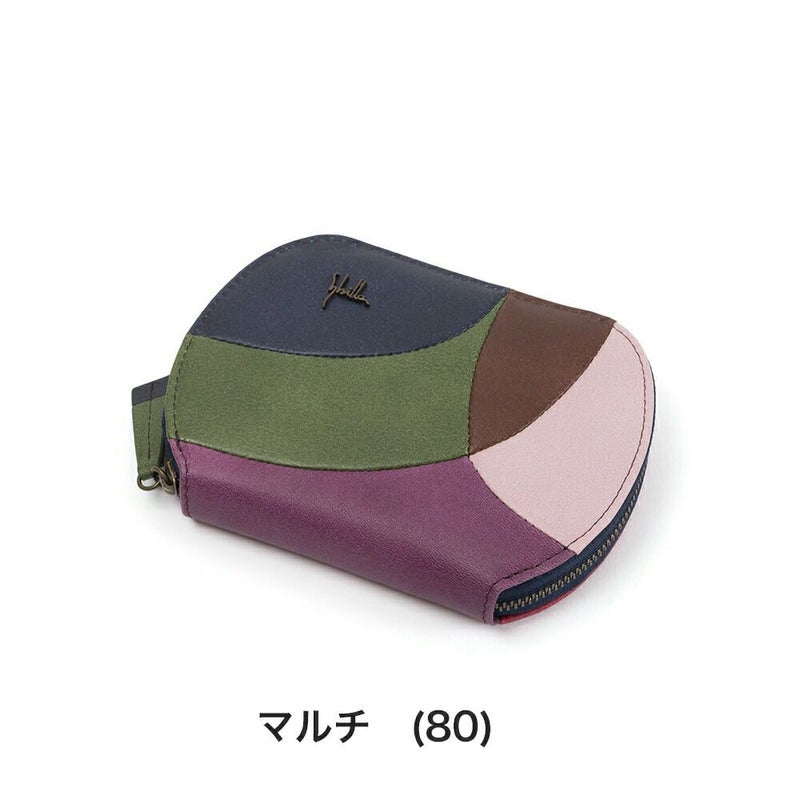 シビラ財布sybilla2つ折財布二つ折りミニ財布ファスナー開閉カミーノ女性レディースブランド牛革コンパクトおしゃれかわいい5470501