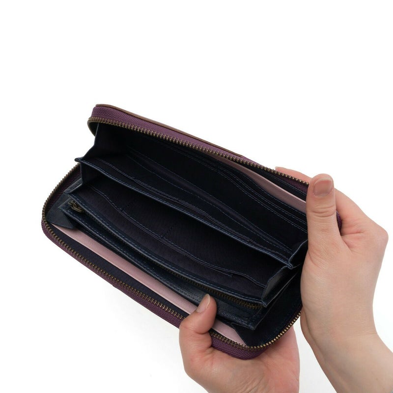 シビラ財布sybilla長財布ファスナー開閉カミーノ女性ラウンドファスナーレディースブランド牛革大容量おしゃれかわいい5470502