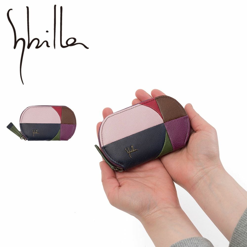 シビラ財布sybilla小銭入れミニ財布カミーノ多機能女性レディースブランド牛革コンパクトおしゃれかわいい5470506