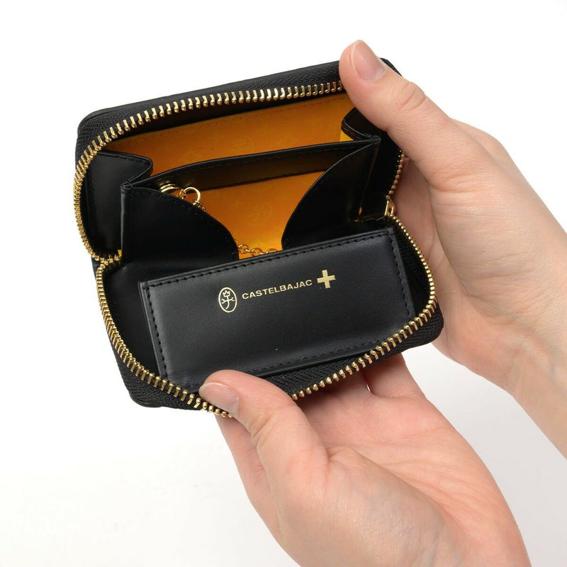 カステルバジャック小銭入れラウンドファスナーメンズレディースマドレーヌCASTELBAJACコインケース本革革レザーファスナーミニウォレットミニ財布人気ブランドコンパクト65631