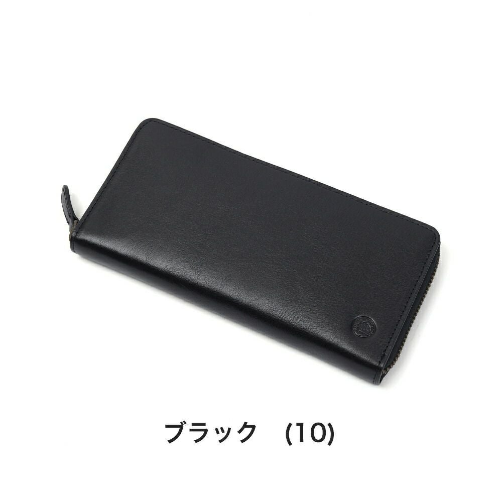 ダコタDakota長財布ラウンドファスナーメンズエティカ財布本革大容量レザー小銭入れありファスナー付きファスナーブランドブラック黒グリーン緑DakotaBLACKLABELダコタブラックレーベル0620323