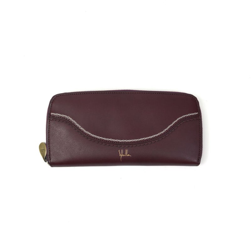 シビラ長財布sybilla財布ラウンドファスナーカデネータレディース小銭入れありブランドロングウォレットウォレットかわいいおしゃれ大容量本革5470552