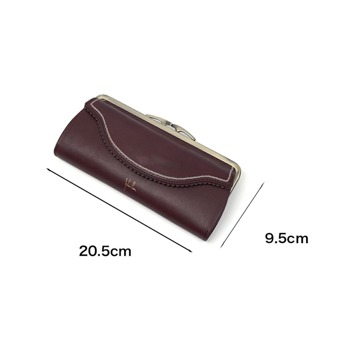 シビラ長財布sybilla財布がま口カデネータレディース小銭入れありブランドロングウォレットウォレットかわいいおしゃれ大容量本革5470554