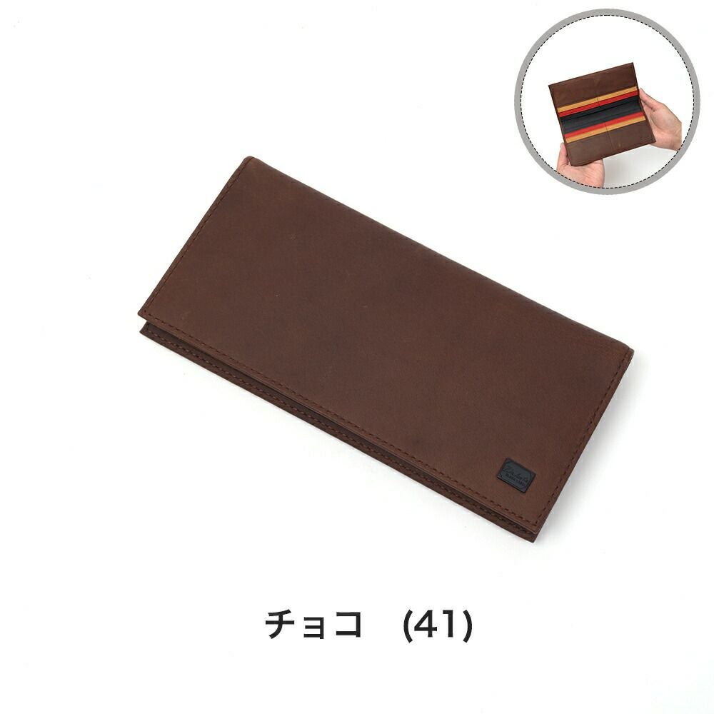 ダコタ長財布Dakota財布純札長札小銭入れなしメンズレディースワキシー札入れ折り財布本革レザー大容量ロングウォレットウォレットブランドイタリア製牛革ダコタブラックレーベル0625914