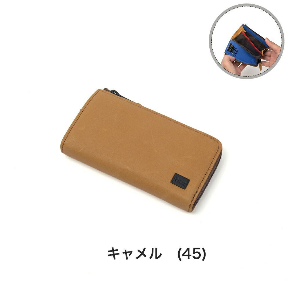 ダコタキーケースDakota鍵入れ鍵ケース3連スマートキーメンズレディースワキシーL字ファスナー本革レザーコンパクトブランドイタリア製牛革DakotaBLACKLABELダコタブラックレーベル0625918