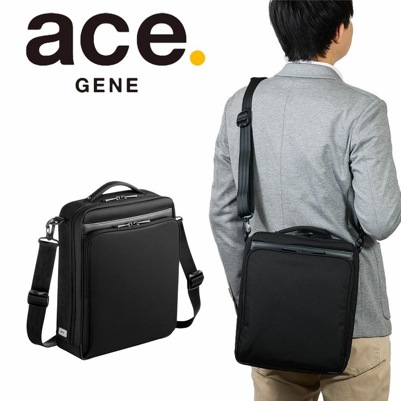 エースショルダーバッグA4サイズace.GENEエースジーンフレックスライトフィットバッグメンズ大容量大きめ通勤aceGENE縦型プレゼント男性ブランド54554
