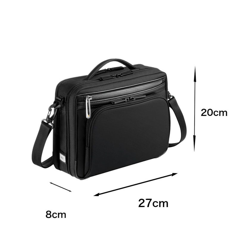 エースショルダーバッグMサイズ横型ace.GENEエースジーンフレックスライトフィットバッグメンズ通勤aceGENEプレゼント男性ブランド54555