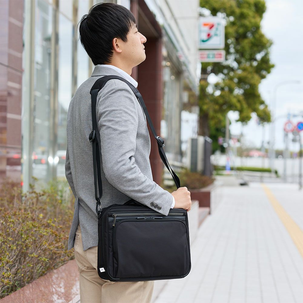 エースショルダーバッグA4サイズ横型ace.GENEエースジーンフレックスライトフィットバッグメンズ大容量大きめ通勤aceGENEプレゼント男性ブランド54556