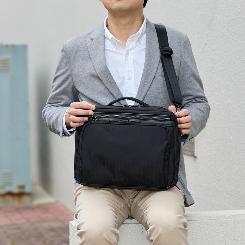 エースショルダーバッグA4サイズ横型ace.GENEエースジーンフレックスライトフィットバッグメンズ大容量大きめ通勤aceGENEプレゼント男性ブランド54556