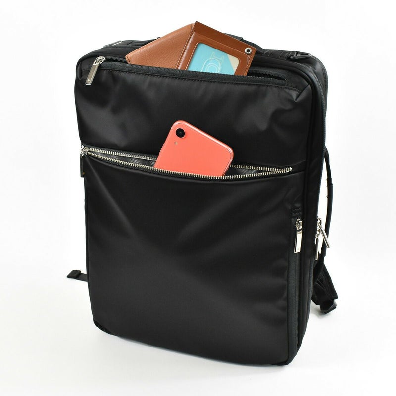 【ポイント10倍】ace.GENE(エースジーンレーベル)ガジェタブル3wayビジネスバッグA4ファイルサイズメンズ防水撥水通勤パソコン収納２気室おしゃれかっこいいブラックネイビーカーキ|ビジネスリュックリュックバックパックバッグバックビジネス3way