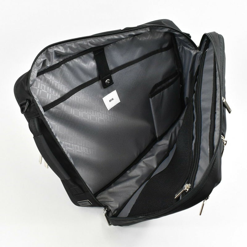 【ポイント10倍】ace.GENE(エースジーンレーベル)ガジェタブル3wayビジネスバッグA4ファイルサイズメンズ防水撥水通勤パソコン収納２気室おしゃれかっこいいブラックネイビーカーキ|ビジネスリュックリュックバックパックバッグバックビジネス3way