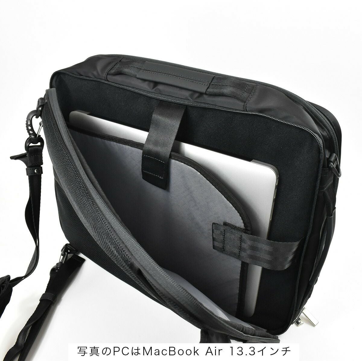 【ポイント10倍】ace.GENE(エースジーンレーベル)ガジェタブル3wayビジネスバッグA4ファイルサイズメンズ防水撥水通勤パソコン収納２気室おしゃれかっこいいブラックネイビーカーキ|ビジネスリュックリュックバックパックバッグバックビジネス3way